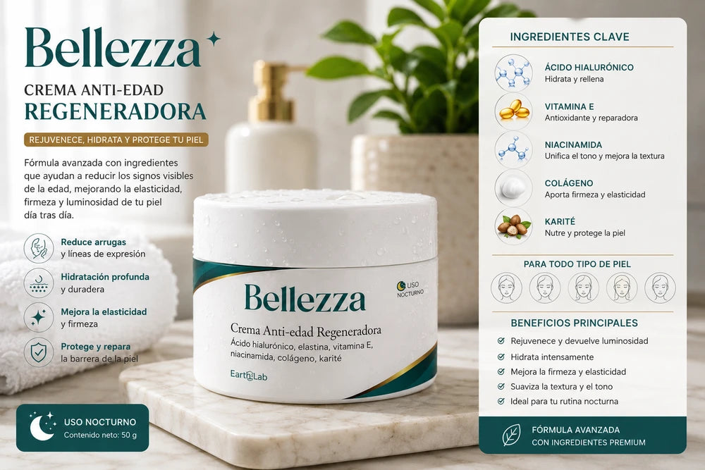 Bellezza Crema Facial anti edad