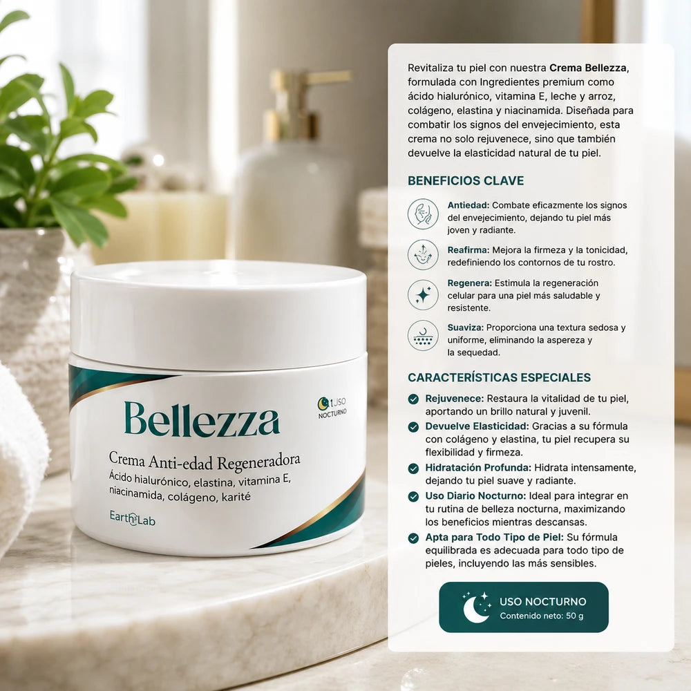 Bellezza Crema Facial anti edad