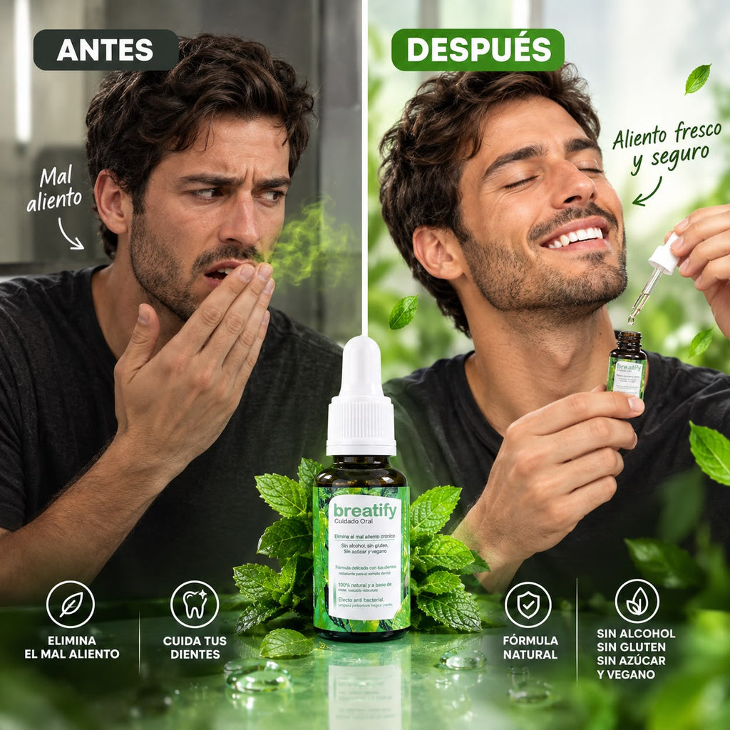 Breatify Gotas para el Aliento Fresco — Pack 2x1